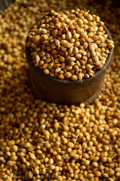 Dried Yellow Coriander Seeds( Nattu Malli)