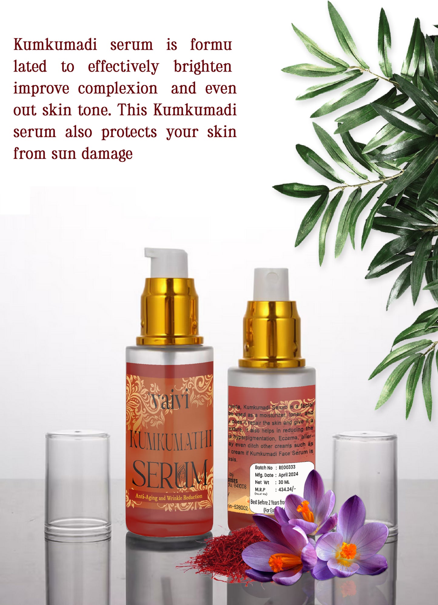 Kumkumathi Serum